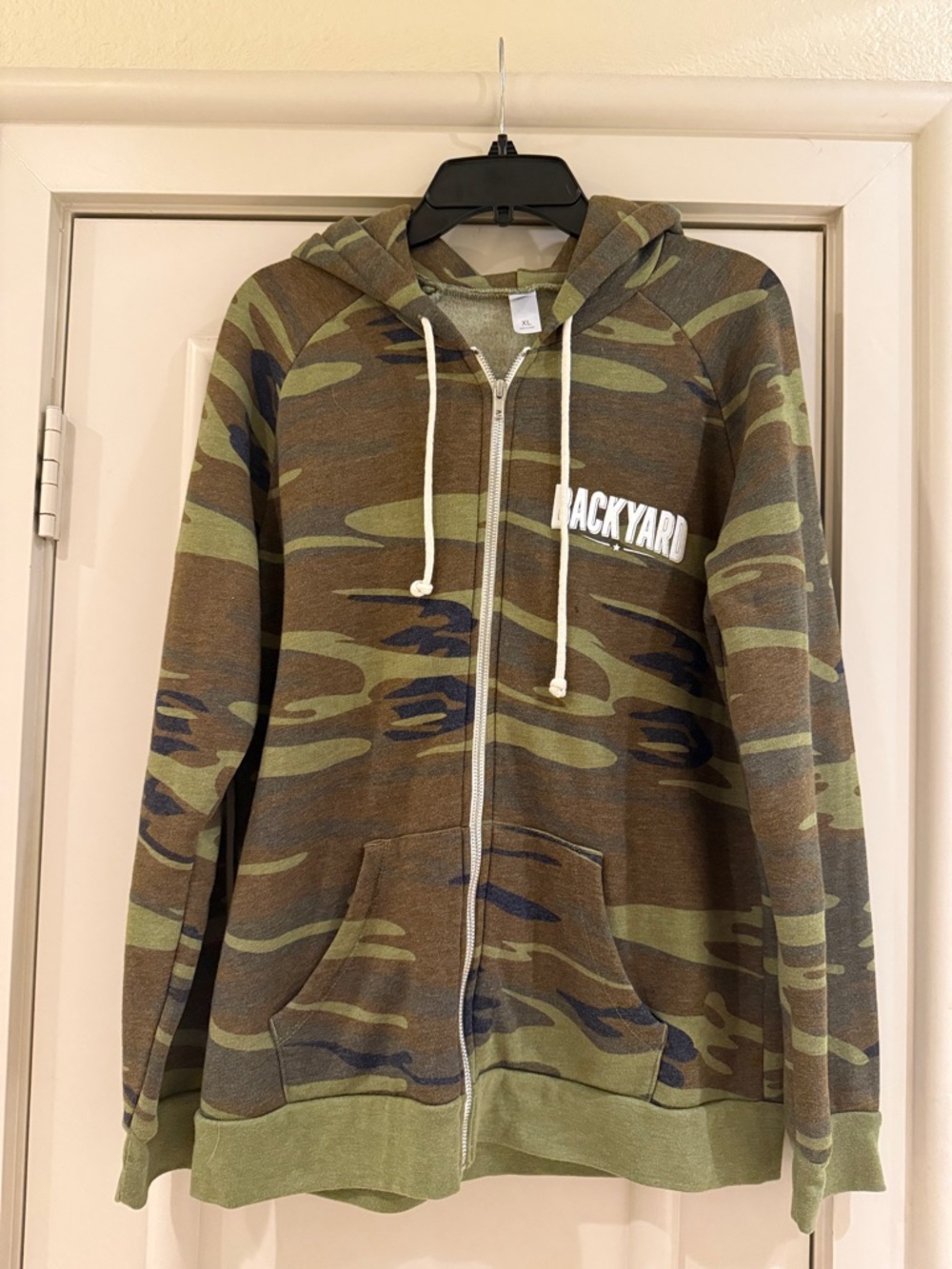 Camouflage Zip-Up Hoodie